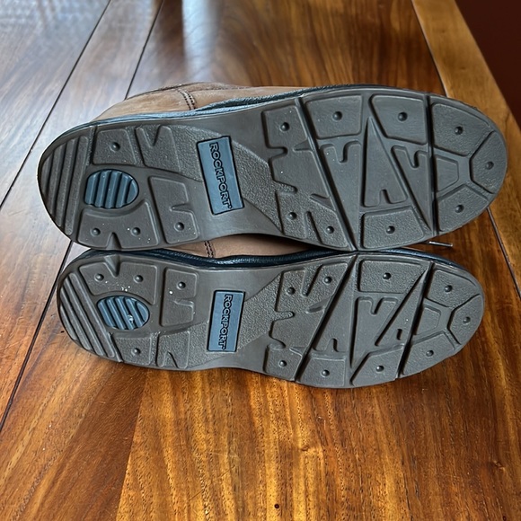 Rockport Prowalker Brown Leather Comfortable Walking Oxford Shoes - Picture 9 of 12